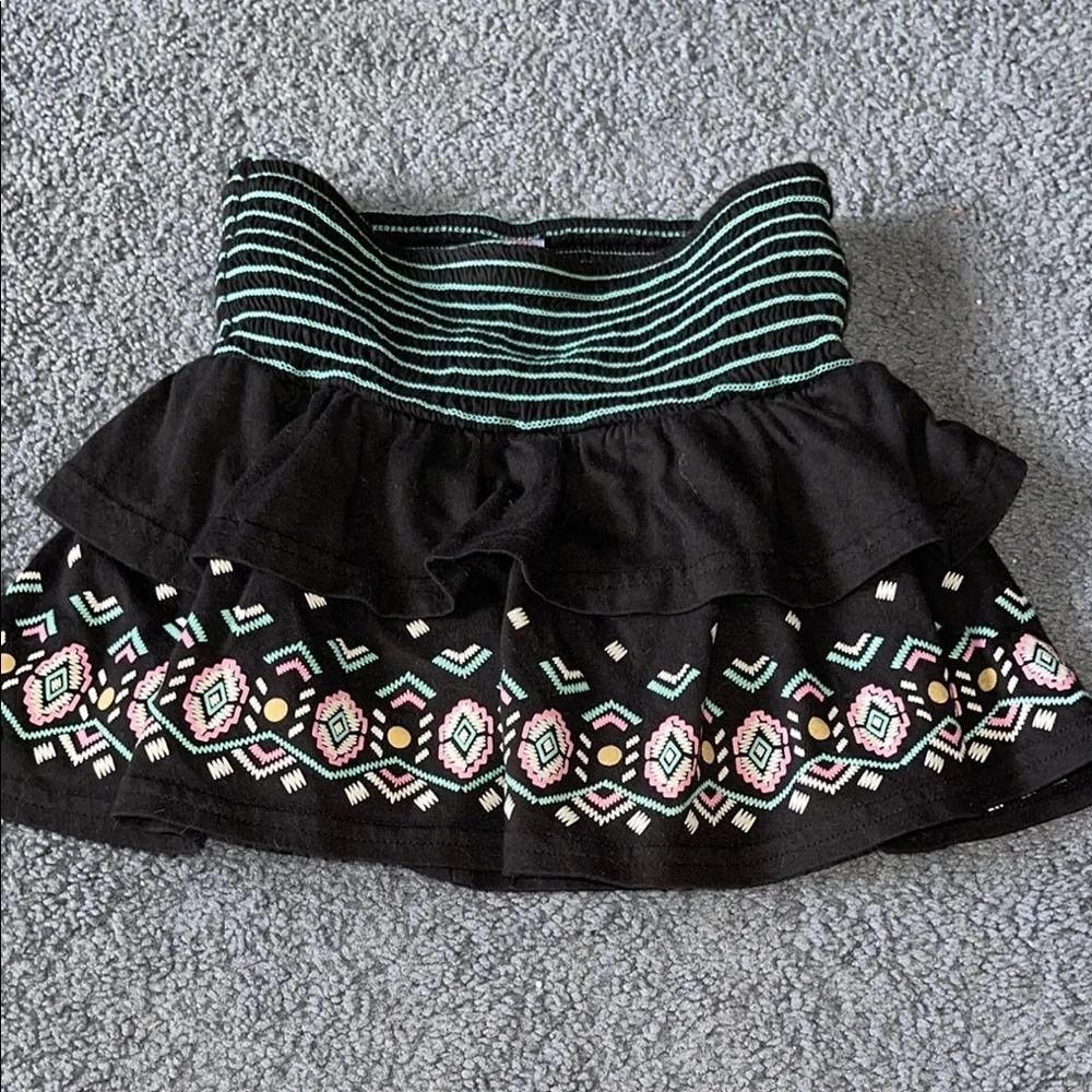 Justice Multicolored layered Bubble Skirt